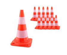 10 Stk. 50cm Verkehrsleitkegel