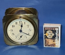 Verglaster LENZKIRCH-Eisenbahner- Wecker, top-Zustand, wie neu :-)