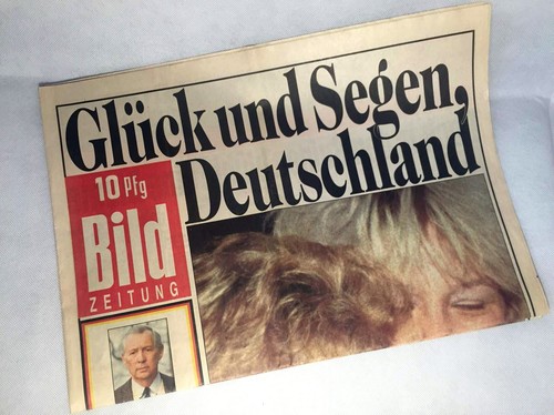 Bildzeitung wiedervereinigung - bildzeitung,