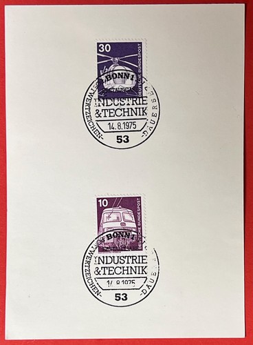 Ersttagsstempel brd 1975 wie - ersttagsstempel,