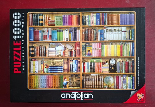 Puzzle bookshelves 1000 - puzzle,