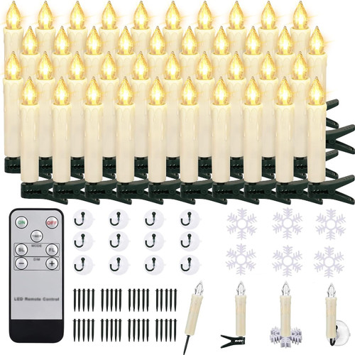 Led weihnachtskerzen - 40,