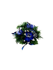 Kerzenringe Weihnachten Blau