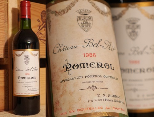 1986er chateau bel air - 1986er,