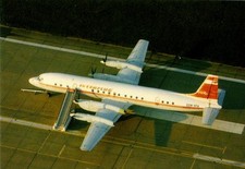 Ansichtskarte: Iljuschin IL-18 der Interflug, DDR-Oldtimer
