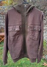 BARBOUR DEPT B  Field-Hoodie  Sweater mit Kapuze  Gr. M   Braun  Top!