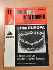 Der Berufskraftfahrer 11/1970 Zeitschrift LKW Prospekt truck brochure 44