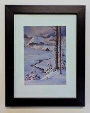 Karl Hauptmann : Schwarzwaldhof im Schnee - 1919 - Feldberg (?) - Schwarzwald 