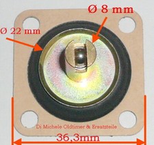 Solex,Pierburg,2E2,2E3 Beschleuniger-Membran,Beschleunigermembrane,18,4mm B.8945