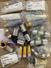 Uponor Beschläge Restposten 30 Stück verschiedene Größen siehe Fotos