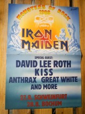Monsters rock 1988 poster - monsters,
