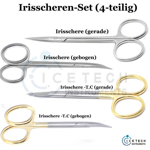 Iris scheren set teilig - set, 4