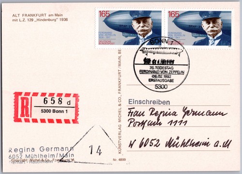 Postkarte sonderstempel sst - sonderstempel,