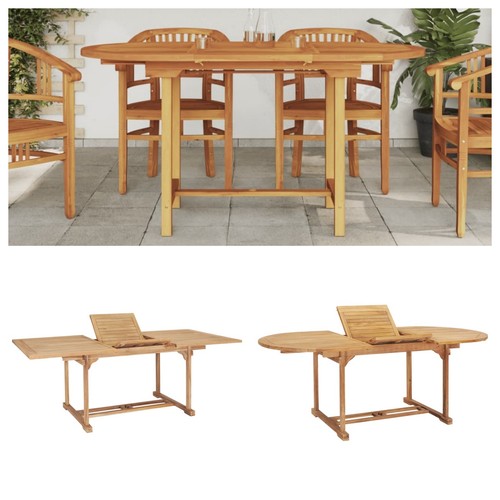 Ausziehbarer gartentisch - ausziehbarer,