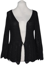 HIMALAYA Strickjacke Damen Cardigan Jacke Gr. M Baumwolle Schwarz #4dz9q0m