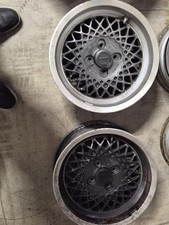 2x Rial Mesh FELGEN 15" 4X100 7J Et12 Bmw E21 E30 GOLF OPEL KBA40552