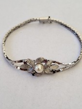835er Silber Armband  4x runde