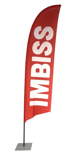 Imbiss beachflag gerade 330 - beachflag,
