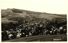 Graslitz, Gesamtansicht, 1938 nach Dresden versandt