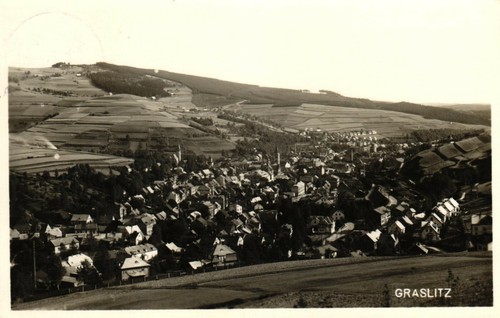 Graslitz gesamtansicht 1938 - gesamtansicht,,