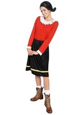 Olivia Öl Kostüm - Freundin von Popeye - Fasching - Lizenziertes Kostüm der