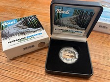 1 Oz Silber - Krokodil Bindi