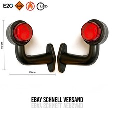 2x 8 LED 15cm Begrenzungsleuchten Positionsleuchten  12/24V LKW PKW Anhänger Е20