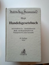 Handelsgesetzbuch- Hopt HGB Kommentar 43. Auflage 2024