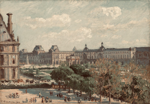 Paris garten gebäude poster - paris,