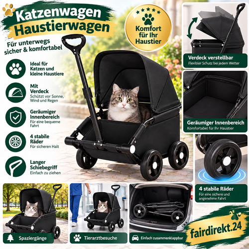 Katzenwagen haustierwagen - katzenwagen,