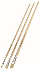 Gussowpinsel Malpinsel Farbpinsel KOMFORT langer Holzstiel helle Chinaborste