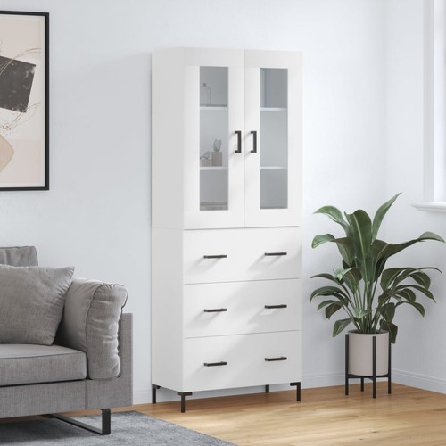 Highboard schrank betongrau - highboard,