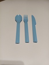 Tupperware Mediterrano Besteck  Löffel +  Gabel + Messer  Picknick