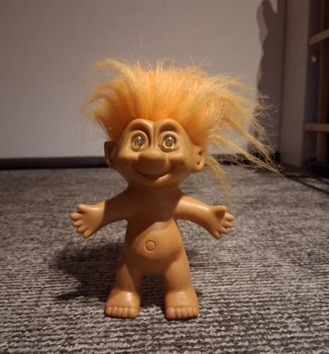 Russ troll figur - mit, blondem