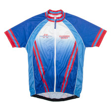 OCHSNER SPORT Radsport Herren Trikot Blau High Neck L