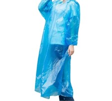 10 er Set Einweg Regenponcho