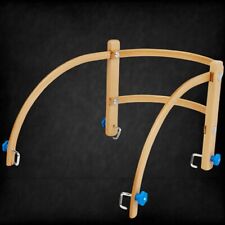 RESS Rodellehne Holz Rückenlehne Kinder Erwachsene Stabil Winter Schlitten Lehne