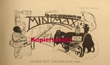 Richard Rost Verkehrsreklame Minimax Vox Neuerburg  MM Castell Jacobi Druck 1923
