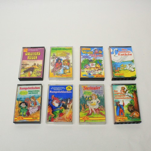 Kinder hörspiel mc - 8x,