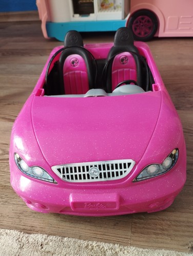 Barbie cabrio puppenauto rosa - barbie,