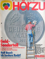 HÖRZU 44- 1975 Z TV: 1.-7.11. D-Mark Tatum O`Neal Beckenbauer Bäumler Heck Mecki