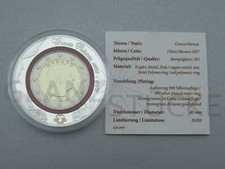 2 Euro 2017 Polymerring Monaco Grace Kelly - Gracia Patricia + COA stgl ║ M993