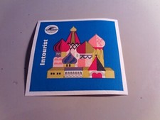 Alter  Reklame-Aufkleber Intourist Moskau Reisebüro DDR