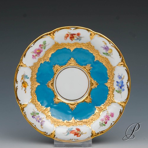 Meissen untertasse form - meissen, b-form