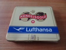 alte Blechdose HANDELSGOLD Zigarillos LUFTHANSA