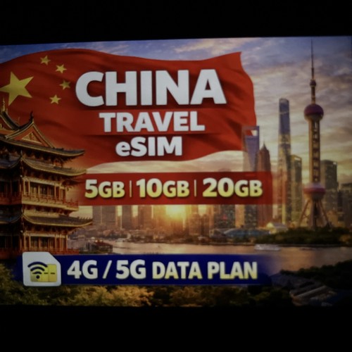 China travel esim - travel, 30days