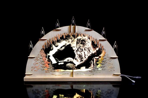Led schwibbogen lichterbogen - schwibbogen,