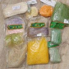 10 Beutel * XL Bastelset * Sisal * div Farben Ostern Frühling Basteln Dekoration