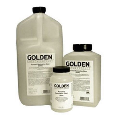 Golden acryl porzellan - golden, :