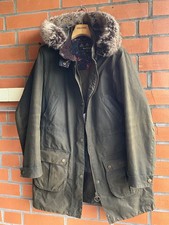 Barbour Wachjacke Tors Caban  mit Kapuze Mantel Gr 36